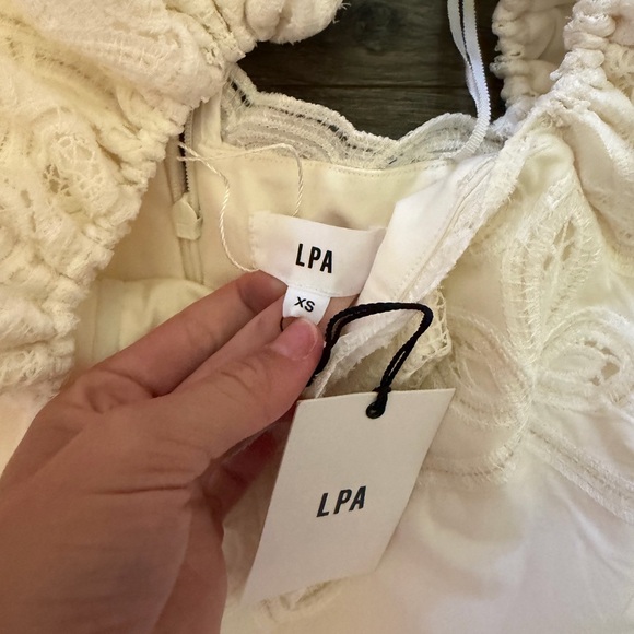 LPA Revolve Aria Midi Dress White - Picture 5 of 5